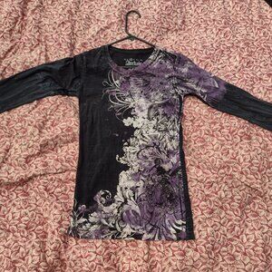 Archaic long sleeve 2000s v neck